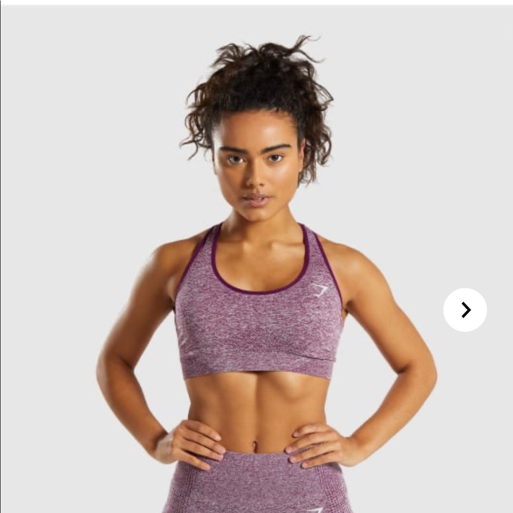 Gymshark maroon viral seamless sports bra